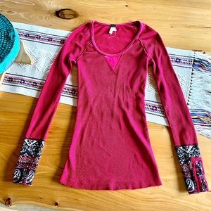 Free People Thermal Henley